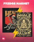 Healing & Inhale Good Shit set of 2 fridge magnet