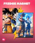 Dragon Ball Goku Vegeta Set of 2 Fridge Magnet