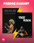 Khabib Nurmagomedov Motivation set of 2 fridge magnet
