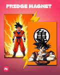 Dragon Ball Goku Classic Set of 2 Fridge Magnet