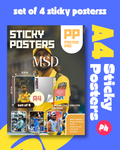MSD Legend Set of 4 Sticky Poster