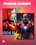 Iron Man set of 2 fridge magnet