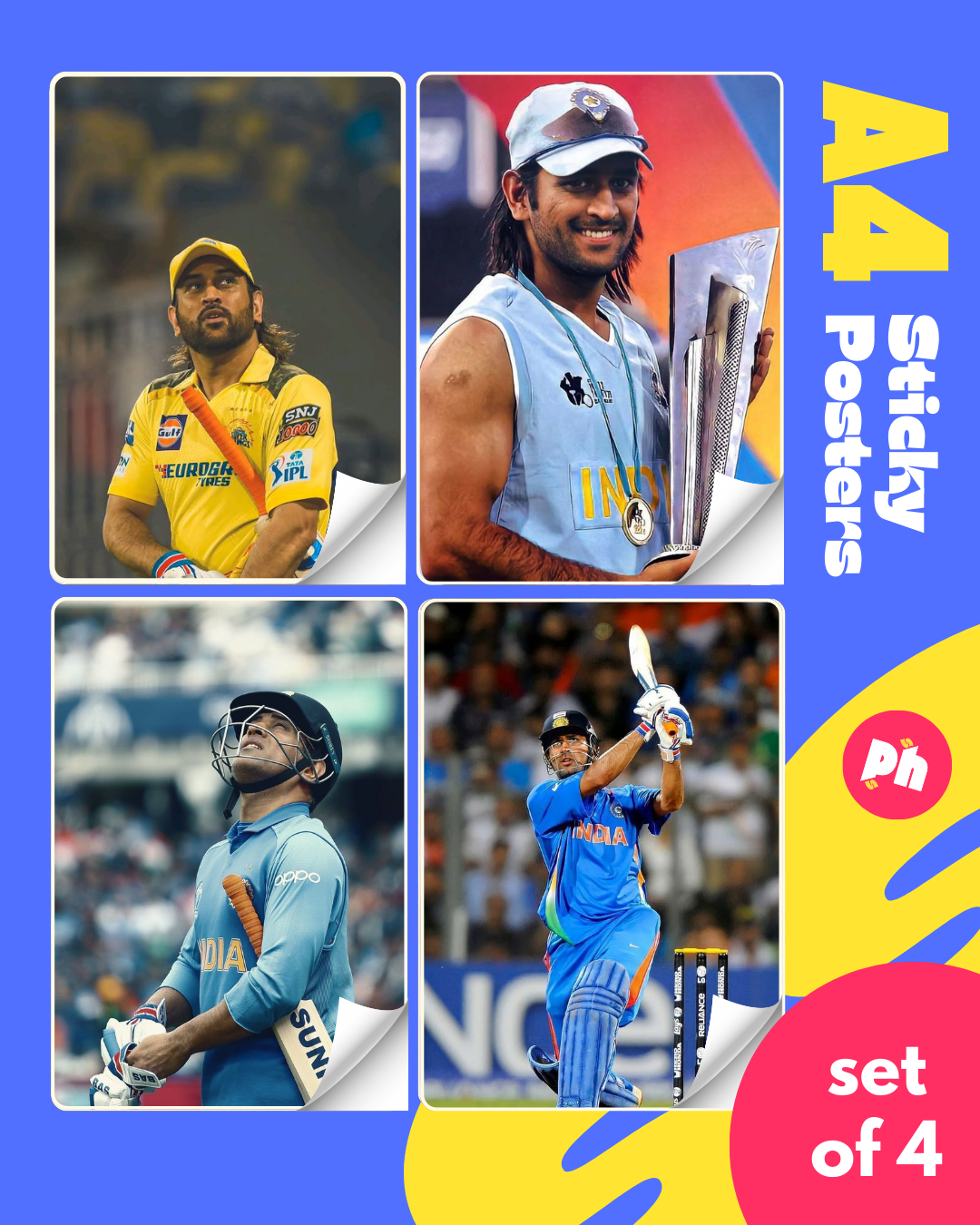 MSD Legend Set of 4 Sticky Poster