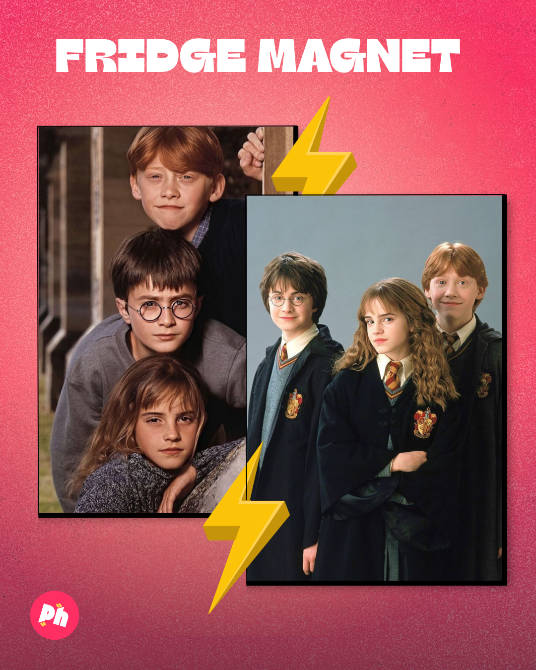 Harry Potter Trio set of 2 fridge magnet