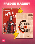 Money Heist La Casa de Papel set of 2 fridge magnet
