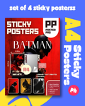 Batman Set of 4 Sticky Poster