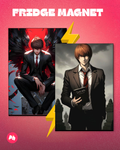 Death Note Light Yagami Set of 2 Fridge Magnet
