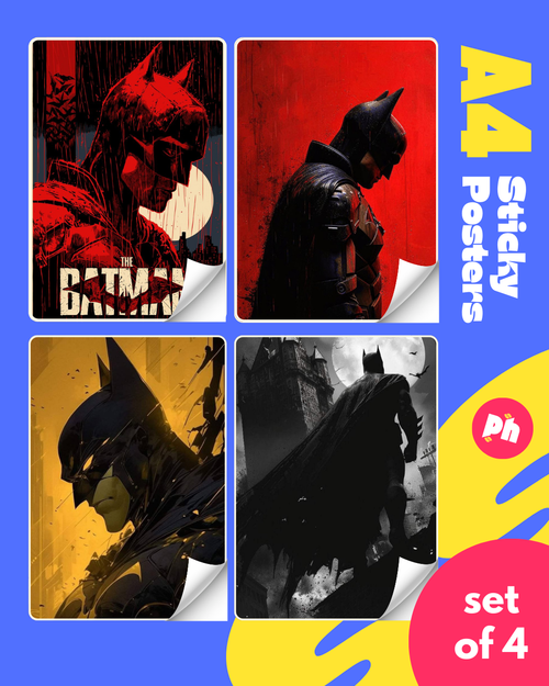 Batman Set of 4 Sticky Poster