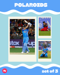 Cricket: Virat Kohli T20 Polaroid set of 3