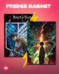 Attack on Titan Wings Set of 2 Fridge Magnet
