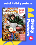 Demon Slayer Set of 4 Sticky Poster
