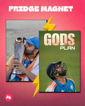 Rohit Sharma set of 2 fridge magnet