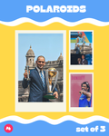 Cricket: MS Dhoni Iconic Polaroid set of 3