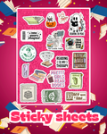 Book Lover Laptop Sticker Sheet
