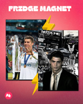 Cristiano Ronaldo Early Career set of 2 fridge magnet