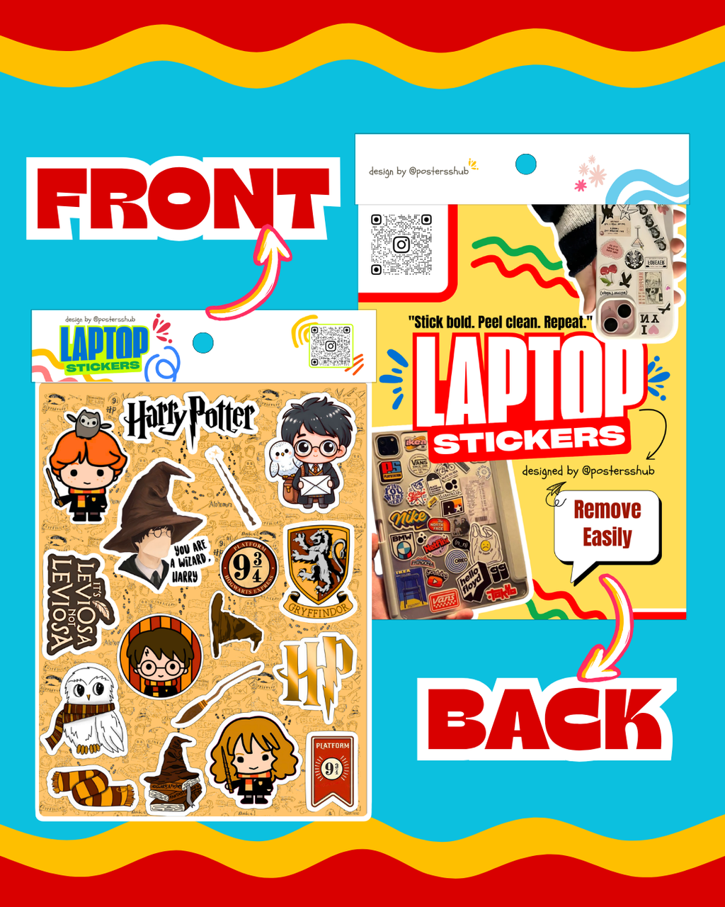 Harry Potter Laptop Sticker Sheet