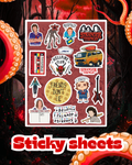 Stranger Things Laptop Sticker Sheet
