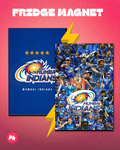 Mumbai Indians (MI) Celebration set of 2 fridge magnet