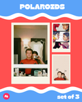 Spider-Man AND MJ couple Polaroid set of 3