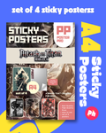 AOT Set of 4 Sticky Poster