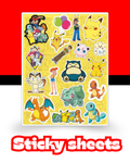 Pokemon Laptop Sticker Sheet