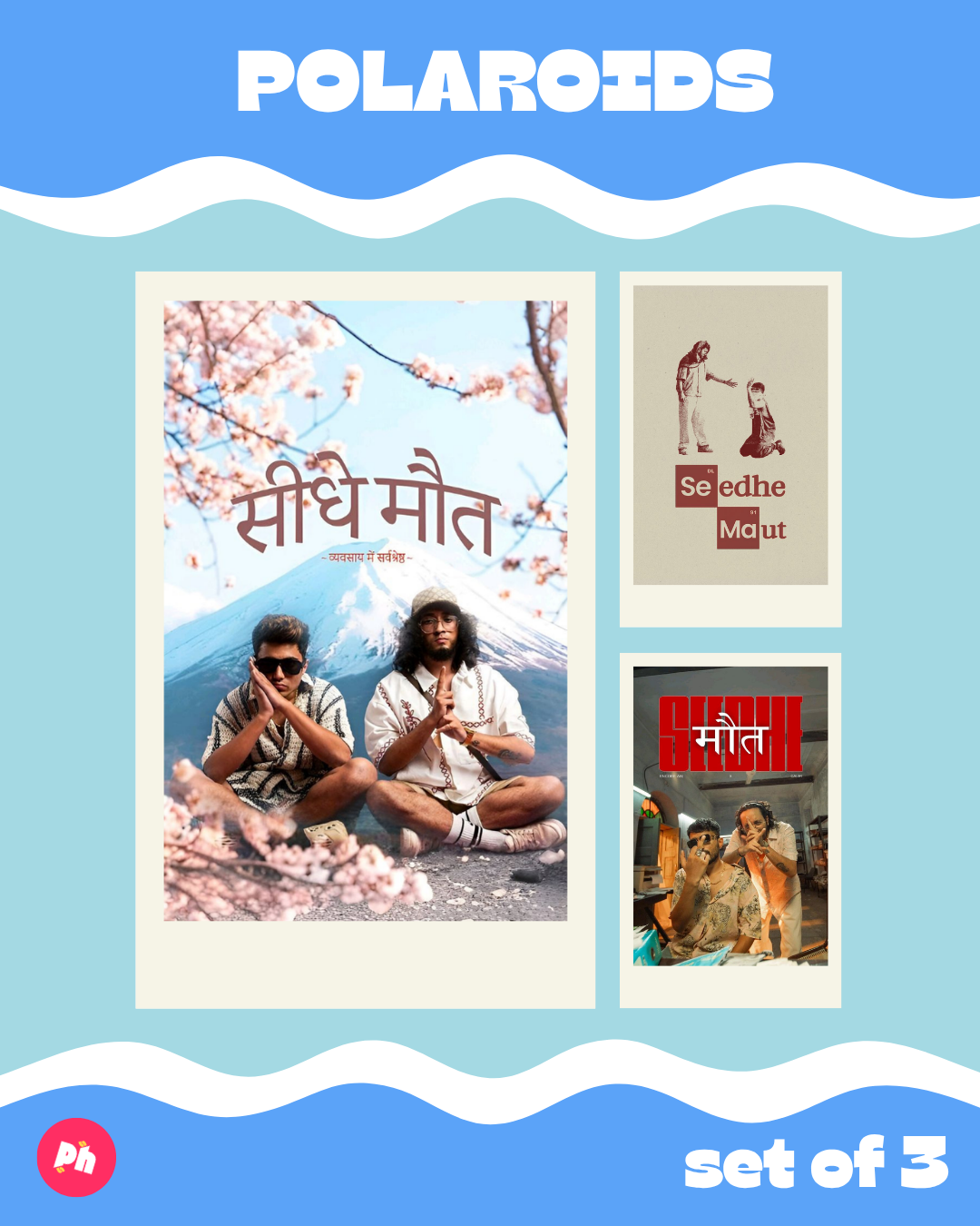Seedhe Maut Polaroid set of 3