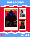 The Weeknd Starboy Polaroid set of 3