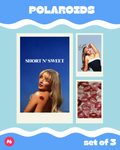 Sabrina Carpenter Polaroid set of 3