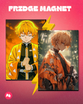 Demon Slayer Zenitsu Set of 2 Fridge Magnet