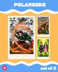 Demons slayer Polaroid set of 3