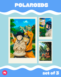Naruto Polaroid set of 3