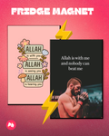 Allah is With You X khabib set of 2 fridge magnet