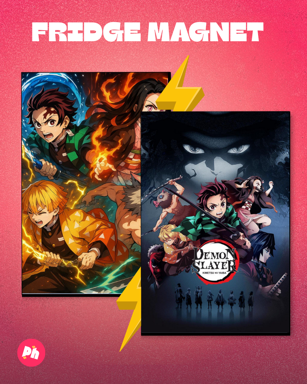 Demon Slayer Group Set of 2 Fridge Magnet