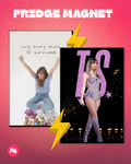 Taylor Swift set of 2 fridge magnet