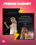 Taylor Swift Quotes set of 2 fridge magnet