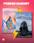 Lord Shiva Motivational set of 2 fridge magnet