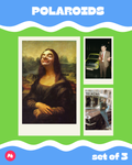 Mr. Bean asthetic Polaroid set of 3